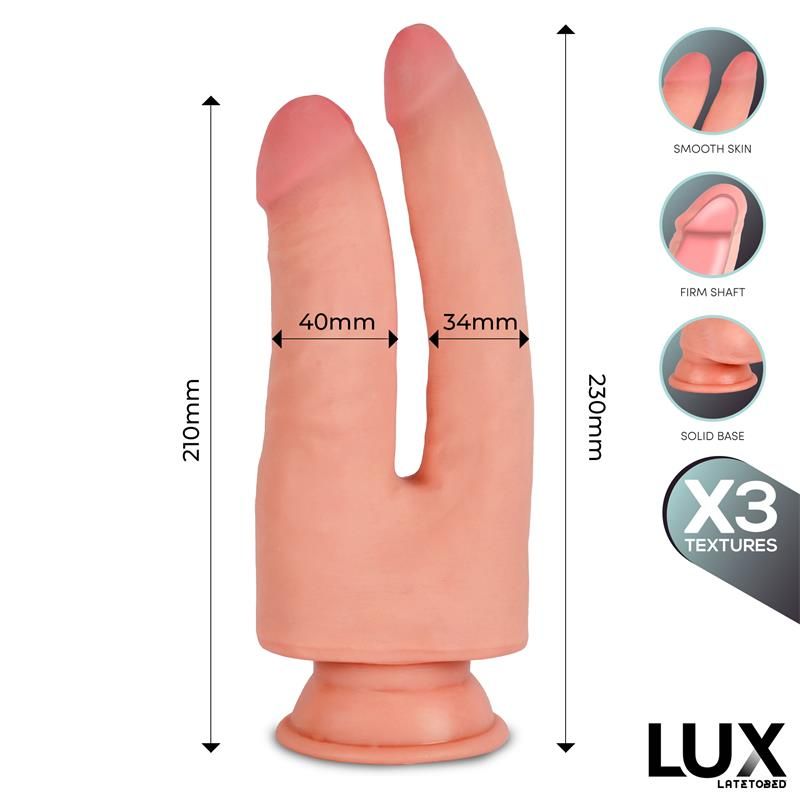 Lux Franz Triple Density Doppeldildo 8,2" - 9"