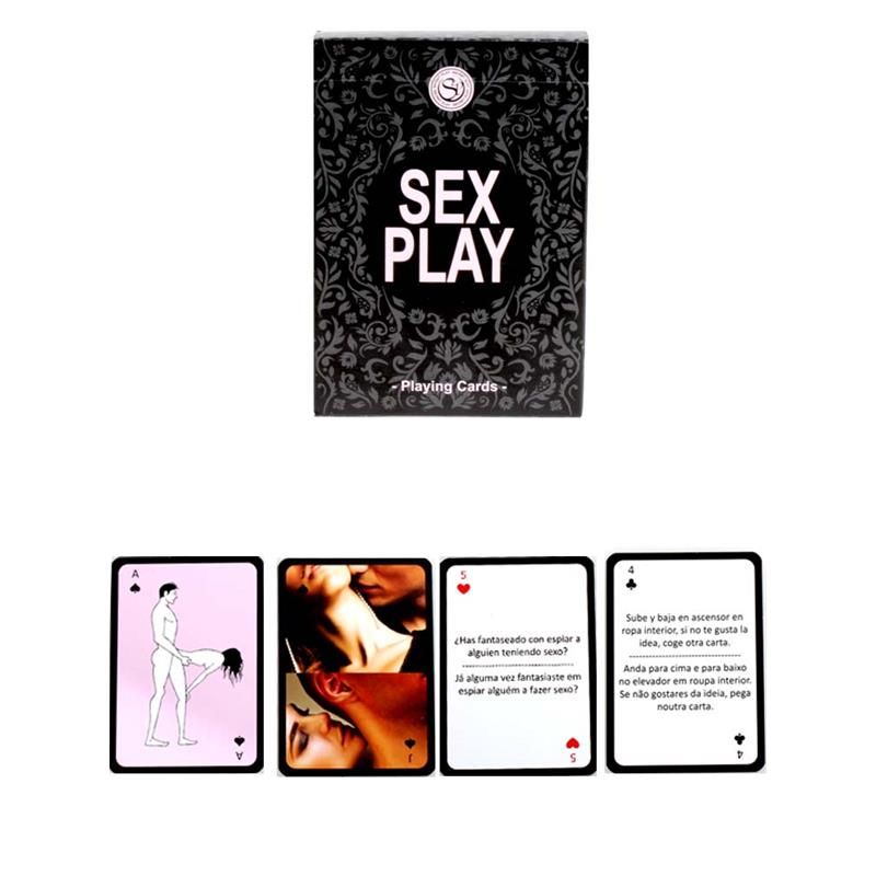 Secret Play Spiel "Sex Play" Spielkarten (Spanisch/Portugiesisch)