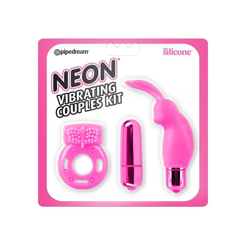 Neon vibrierendes Paar-Set (Rosa)