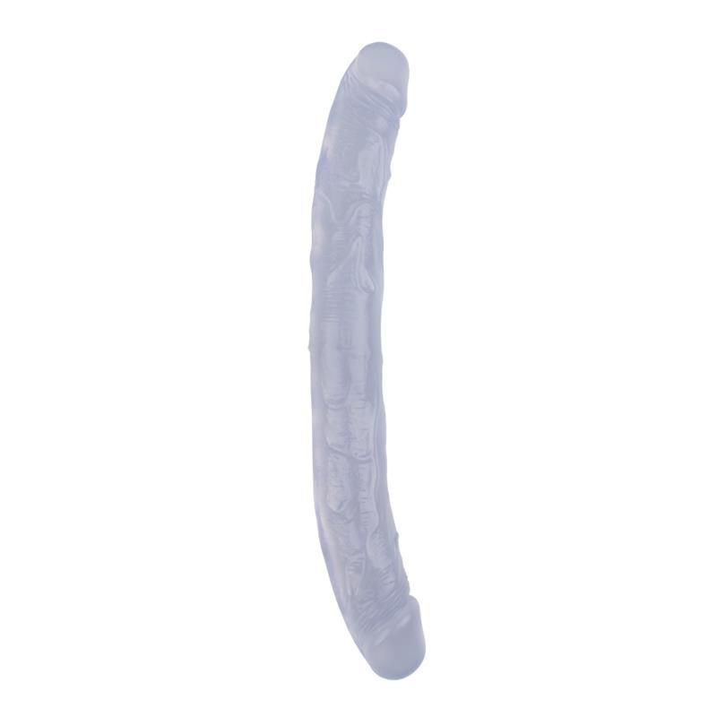 Chisa Double Dildo Hi-Rubber 12.8" Transparent