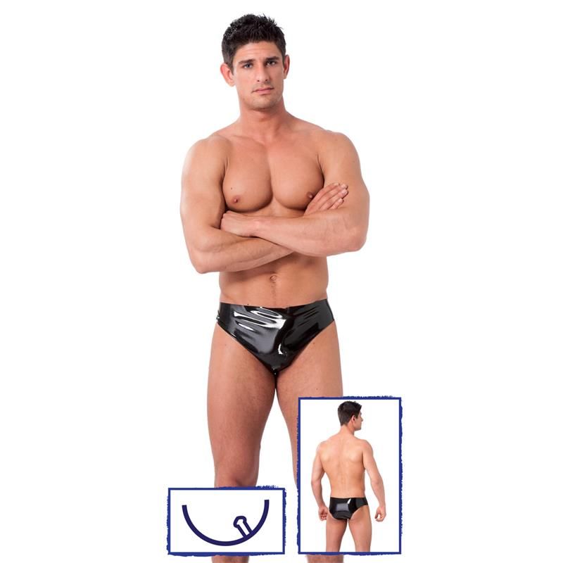 Latex Play Latex-Boxer mit Plug innen