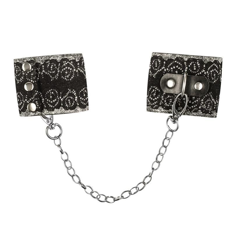 Obsessive Handfesseln mit Spitze, One Size