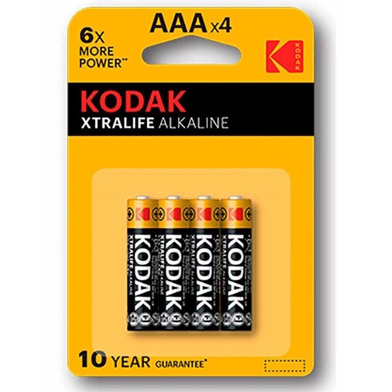 Kodak Xtralife Alkaline Batterie AAA LR3 Blister mit 4 Stück