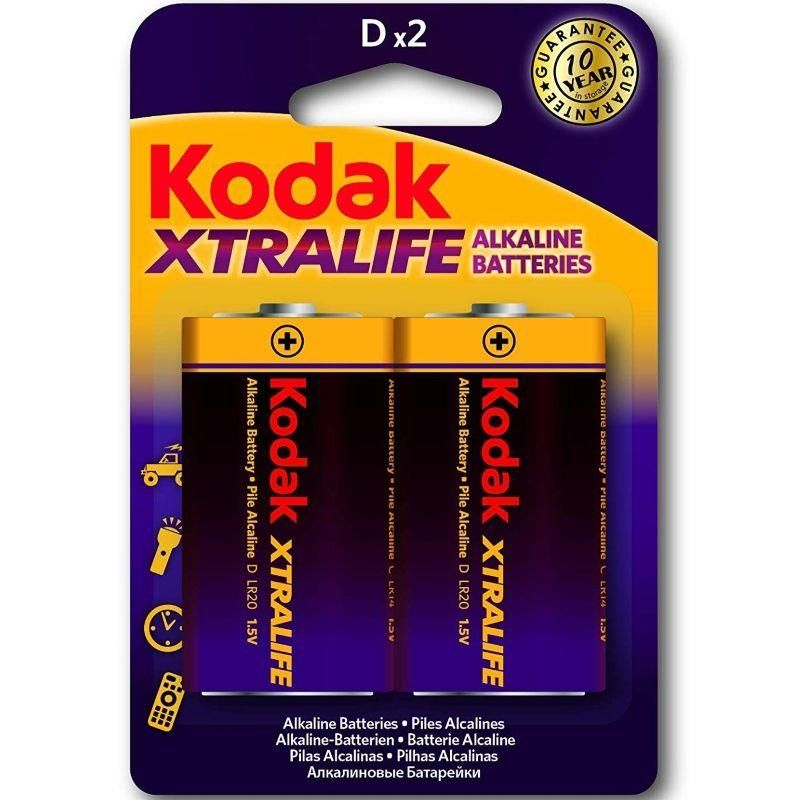 Kodak Xtralife Alkaline Battery D LR20 Blister mit 2 Stück