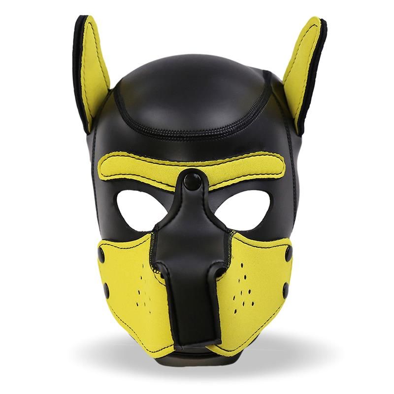 IntoYou Hound Neopren-Hundemaske mit abnehmbarem Maulkorb