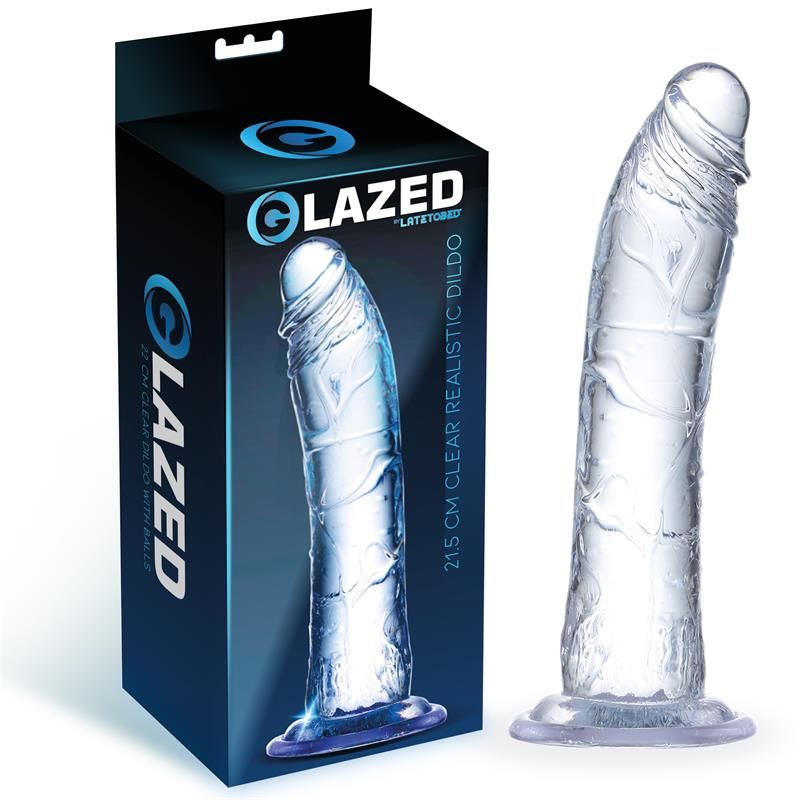 Glazed realistischer Dildo 21,5 cm