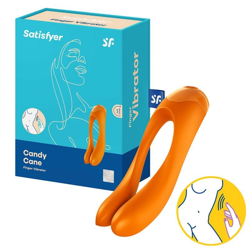 Satisfyer Vibrator Candy Cane (Orange)