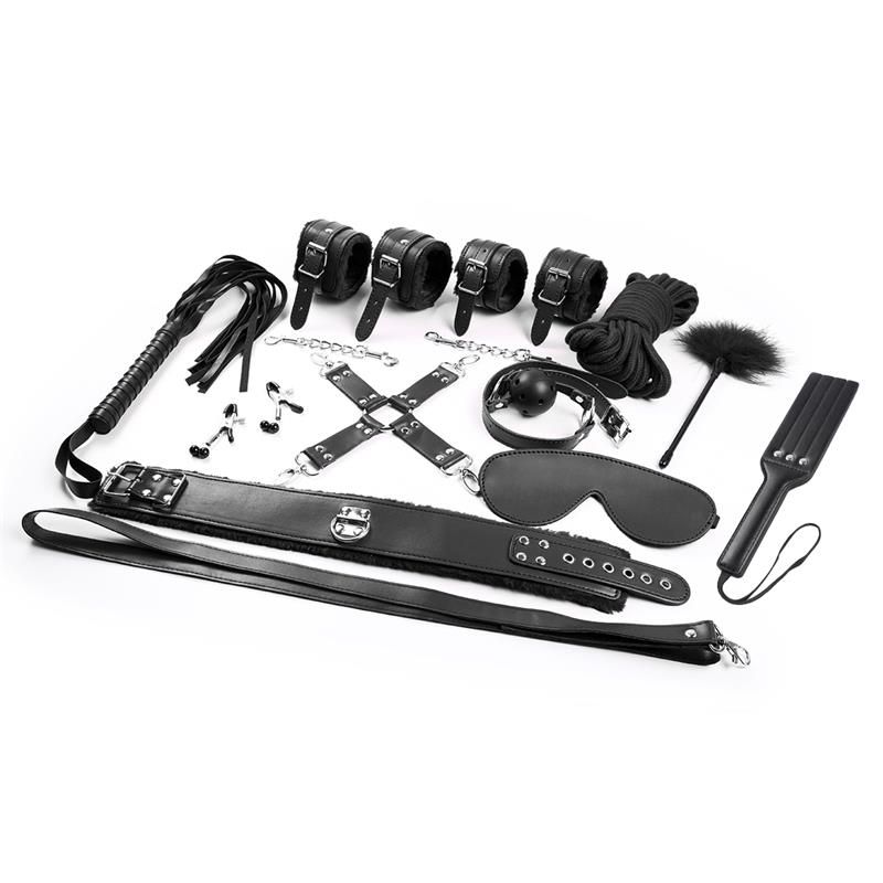 IntoYou 11-teiliges Bondage-Set (Schwarz)
