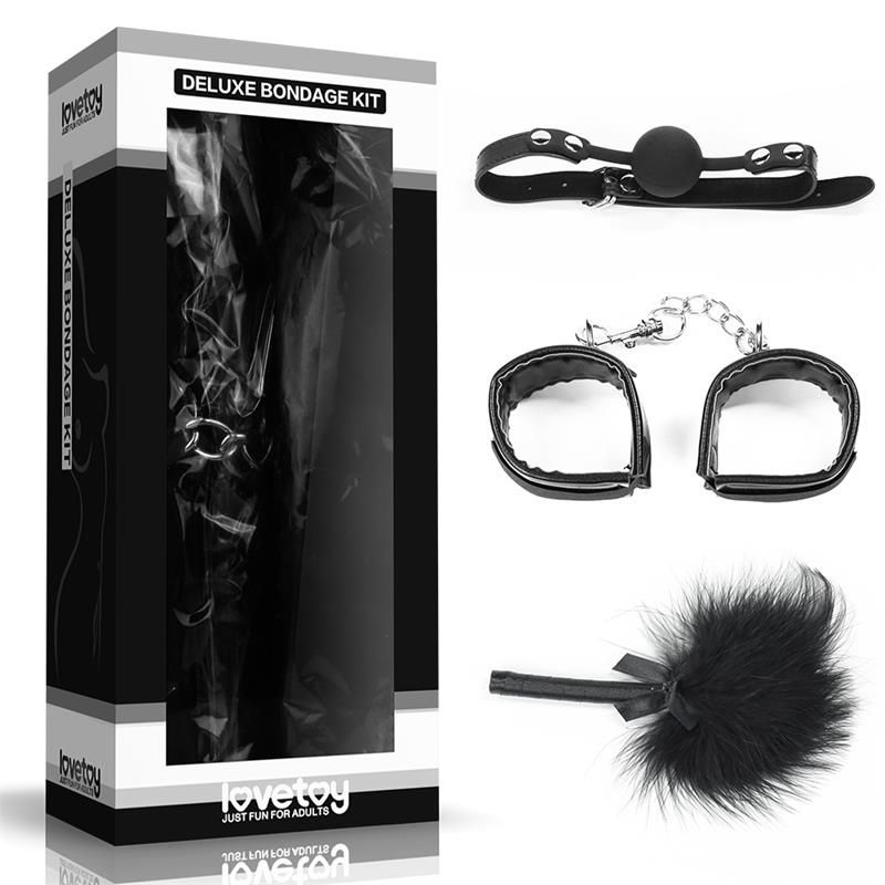 Lovetoy Bondage-Set Deluxe (Schwarz)