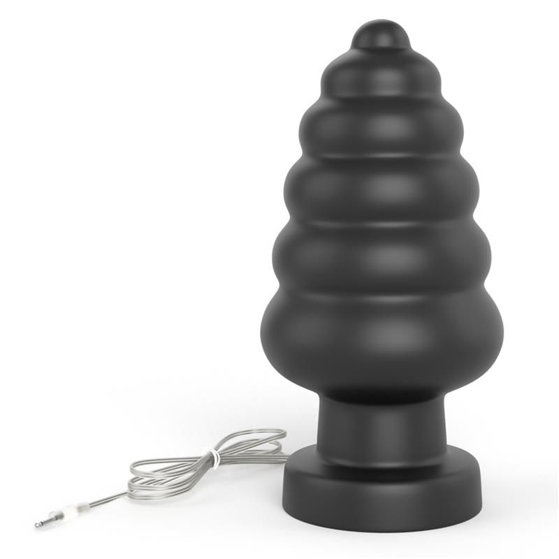 Lovetoy vibrierender Analplug King Sized 7" (Schwarz)