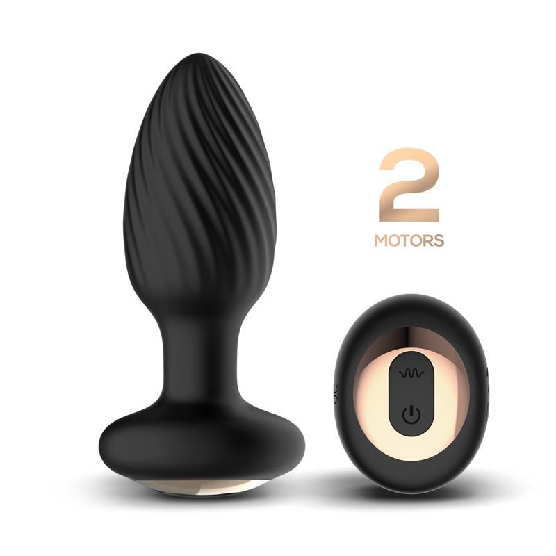 IntoYou Drago Analplug mit Vibration und 360º-Twister