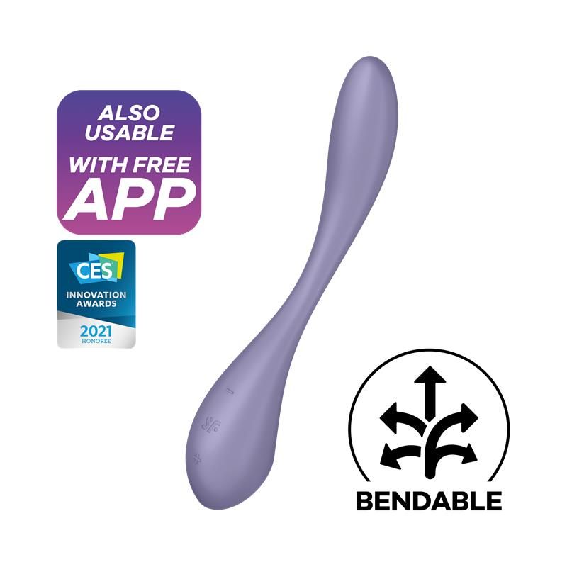 Satisfyer Flex 5+ G-Punkt-Multivibrator (Lila)