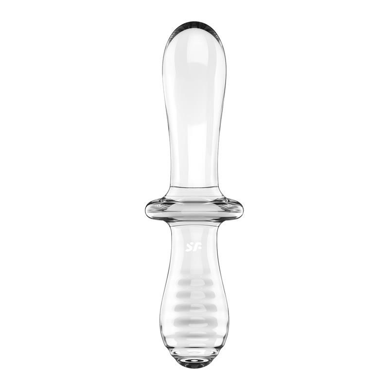 Satisfyer Double Crystal Stimulator Warm und Kalt Transparent