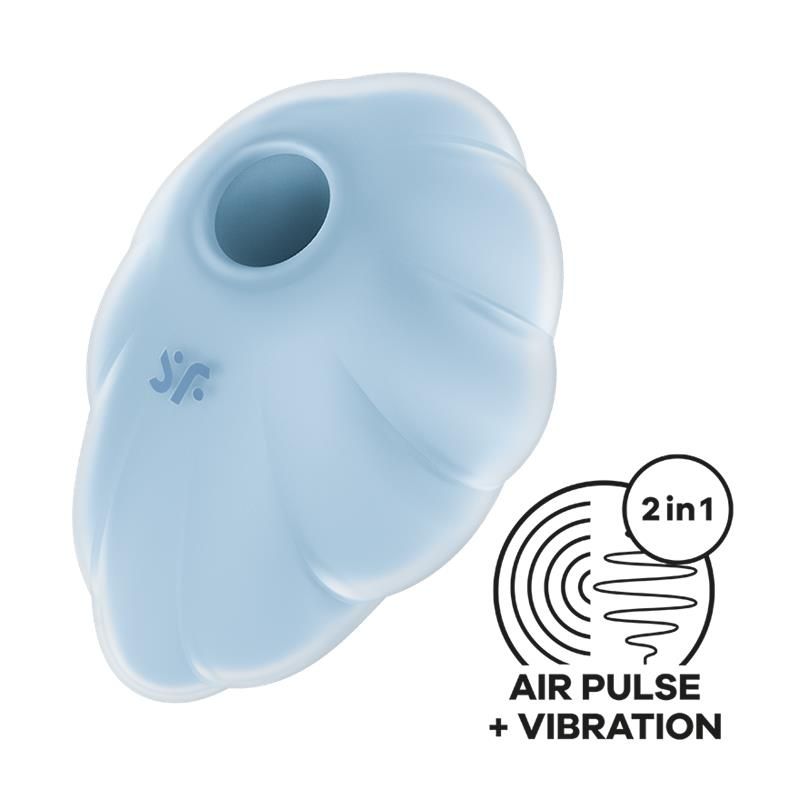 Satisfyer Cloud Dancer, Klitoris-Sauger und Vibrator (Blau)