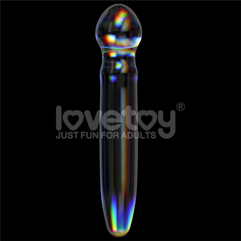 Lovetoy Twilight Gleam Glasdildo mit Kugelende 18,4 cm