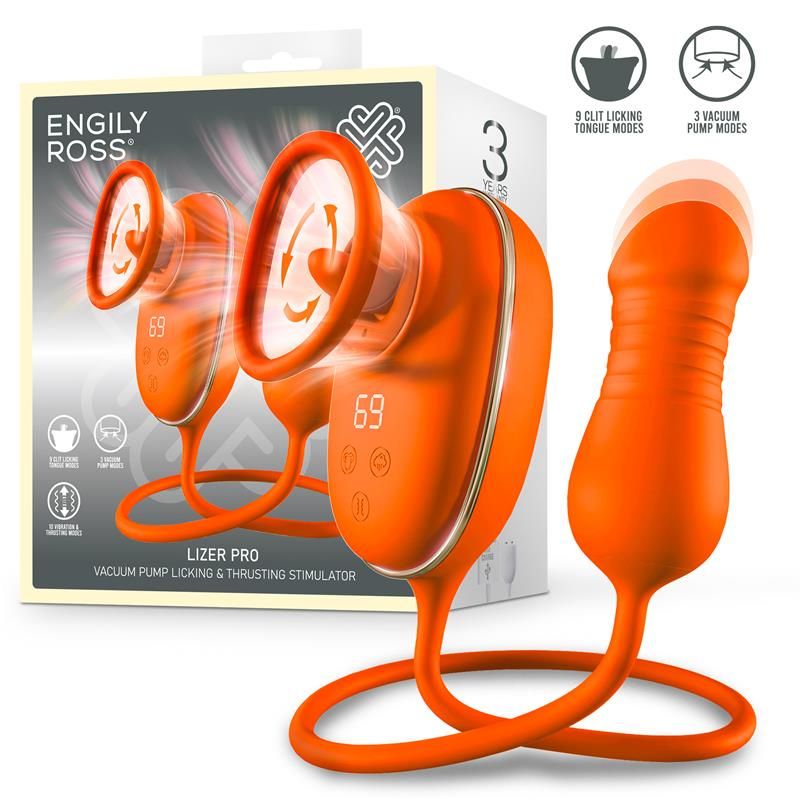 Engily Ross Lizer Pro Stimulator mit oszillierender Zunge und Vakuum