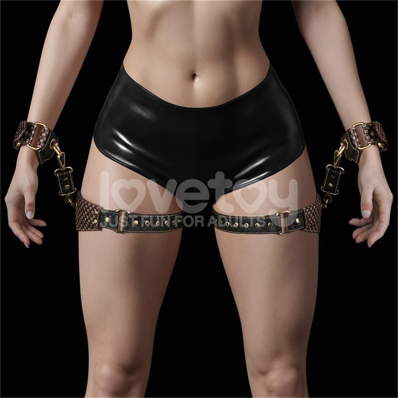 Lovetoy Rebellion Reign Set Oberschenkelfesseln
