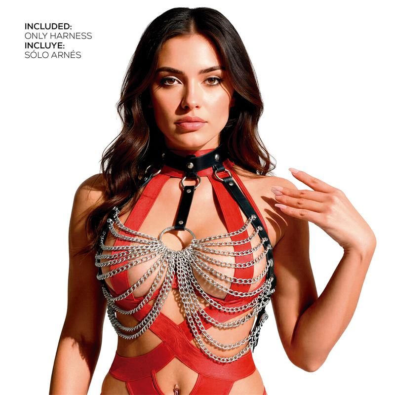 Adalet Lingerie Samara Brustharness mit Kette, One Size