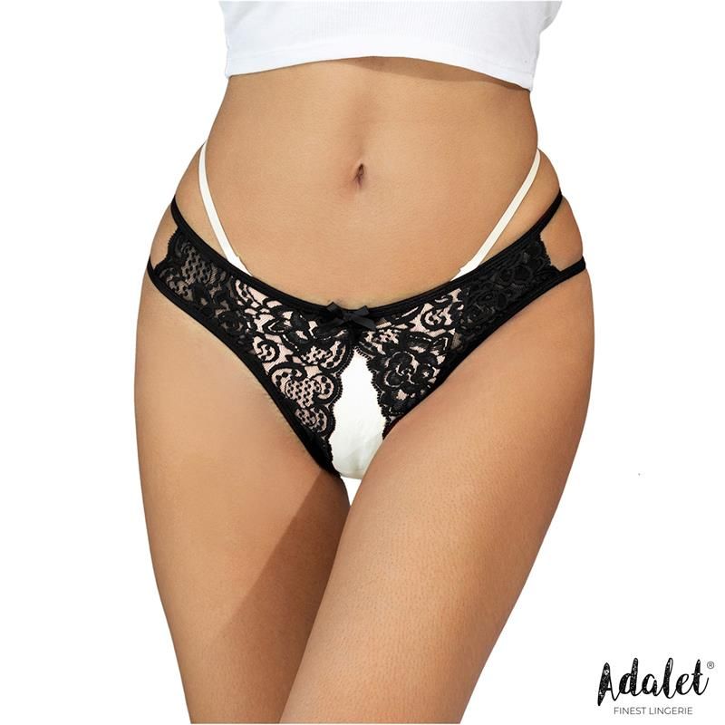 Adalet Lingerie Hope offener Slip (Schwarz)