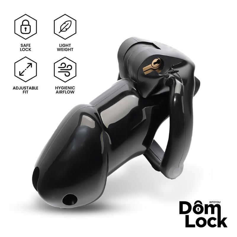 Domlock Guard Keuschheitskäfig mit Innenschloss Größe M