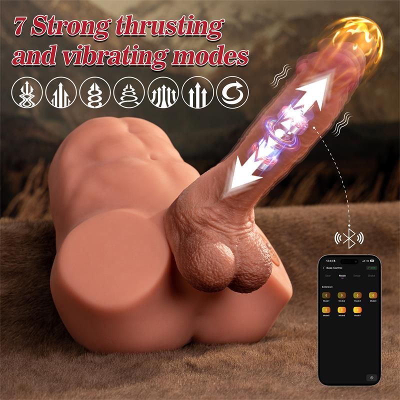 XISE Jonah Halbtorso mit abnehmbarem Dildo