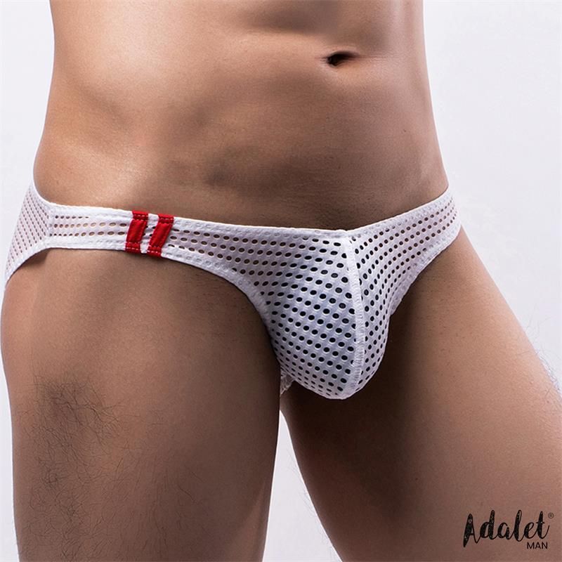 Adalet Man Kaiser Slip mit niedrigem Bund (Weiß)