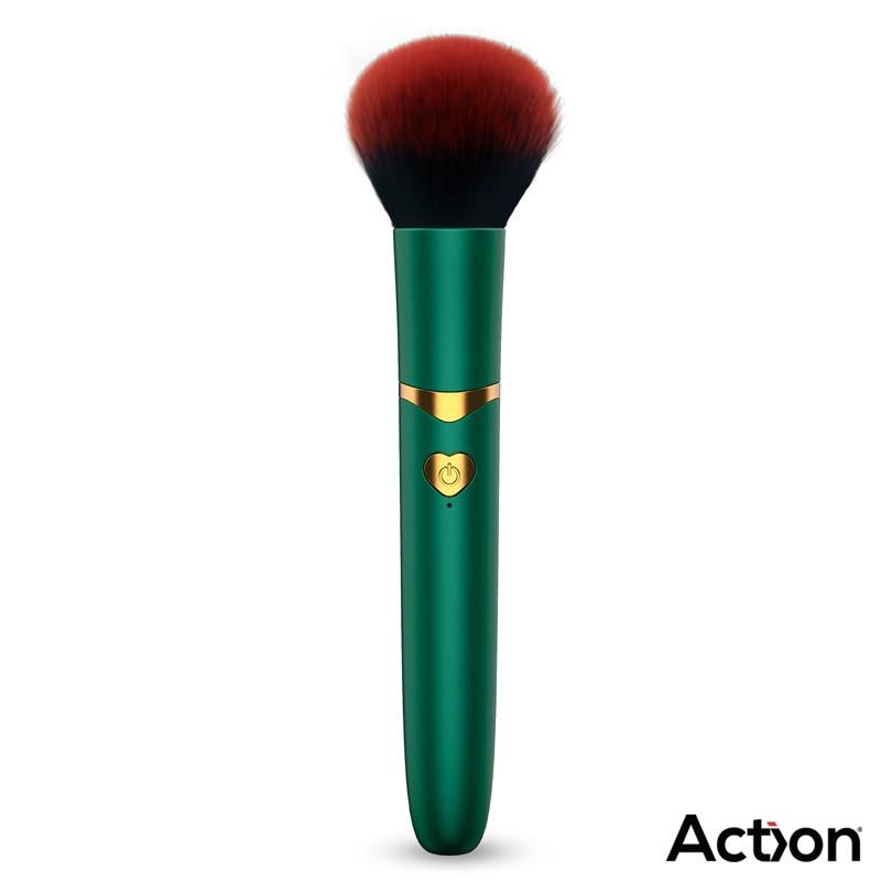 Action Secret Vert vibrierender Make-up-Pinsel (Grün)
