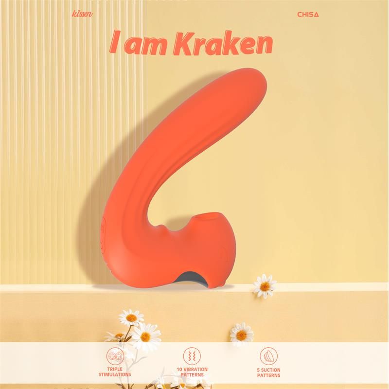 Chisa Kraken Vibe mit Klitoris-Sauger Druckwellenvibrator