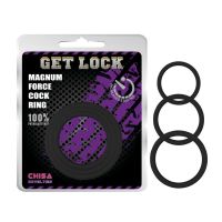Chisa Magnum Force Cock Ring Silicone (Schwarz), Bild 2