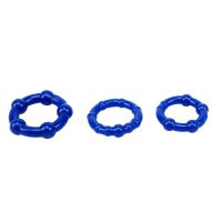 Chisa Penisringe mit Perlen - Blau, Bild 3