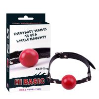 Chisa roter Ball-Knebel, Bild 2