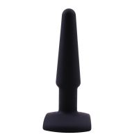 Chisa Analplug 4" Silikon (Schwarz), Bild 3