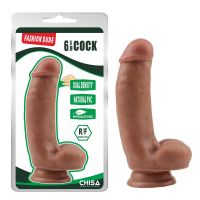 Chisa Dildo mit doppelter Dichte Fashion Dude 6.9" Beige, Bild 2