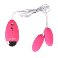 SheQu Yuesi Silikon-Doppel-Vibro-Ei
