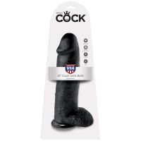 King Cock realistischer Dildo mit Hoden 12"