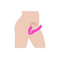 Strap U Evoke vibrierendes Strapless-Strap-on (Rosa), Bild 4