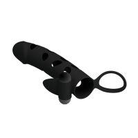 Pretty Love Penis-Sleeve mit Bullet (Schwarz), Bild 5