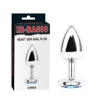 Chisa Analplug mit Herz-Strasssteinchen, Bild 5