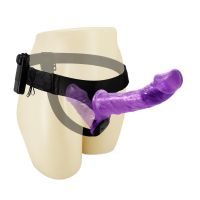 Baile Harness mit Doppeldildo (Lila), Bild 4