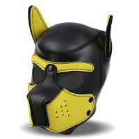 IntoYou Hound Neopren-Hundemaske mit abnehmbarem Maulkorb, Bild 3
