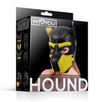 IntoYou Hound Neopren-Hundemaske mit abnehmbarem Maulkorb, Bild 5