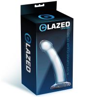 Glazed gebogener Dildo 16 cm, Bild 3