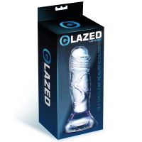Glazed realistischer Dildo 12,3 cm, Bild 3