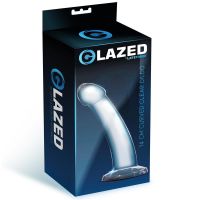 Glazed gebogener Dildo 14 cm, Bild 3