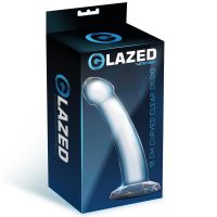Glazed gebogener Dildo 18 cm, Bild 3