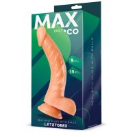 Max & Co Kurt realistischer Dildo mit Hoden hautfarben 9,4", Bild 3