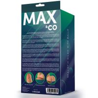 Max & Co Saul realistischer Dildo mit Hoden hautfarben 8,25", Bild 4