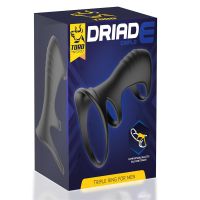 Minothor Driade Silikon-Dreifachring für Männer