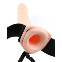 Fetish Fantasy Series Strap-on mit vibrierendem Hohldildo hautfarben, Bild 5