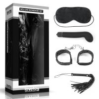 Lovetoy Bondage-Set Deluxe mit Vibrator (Schwarz)